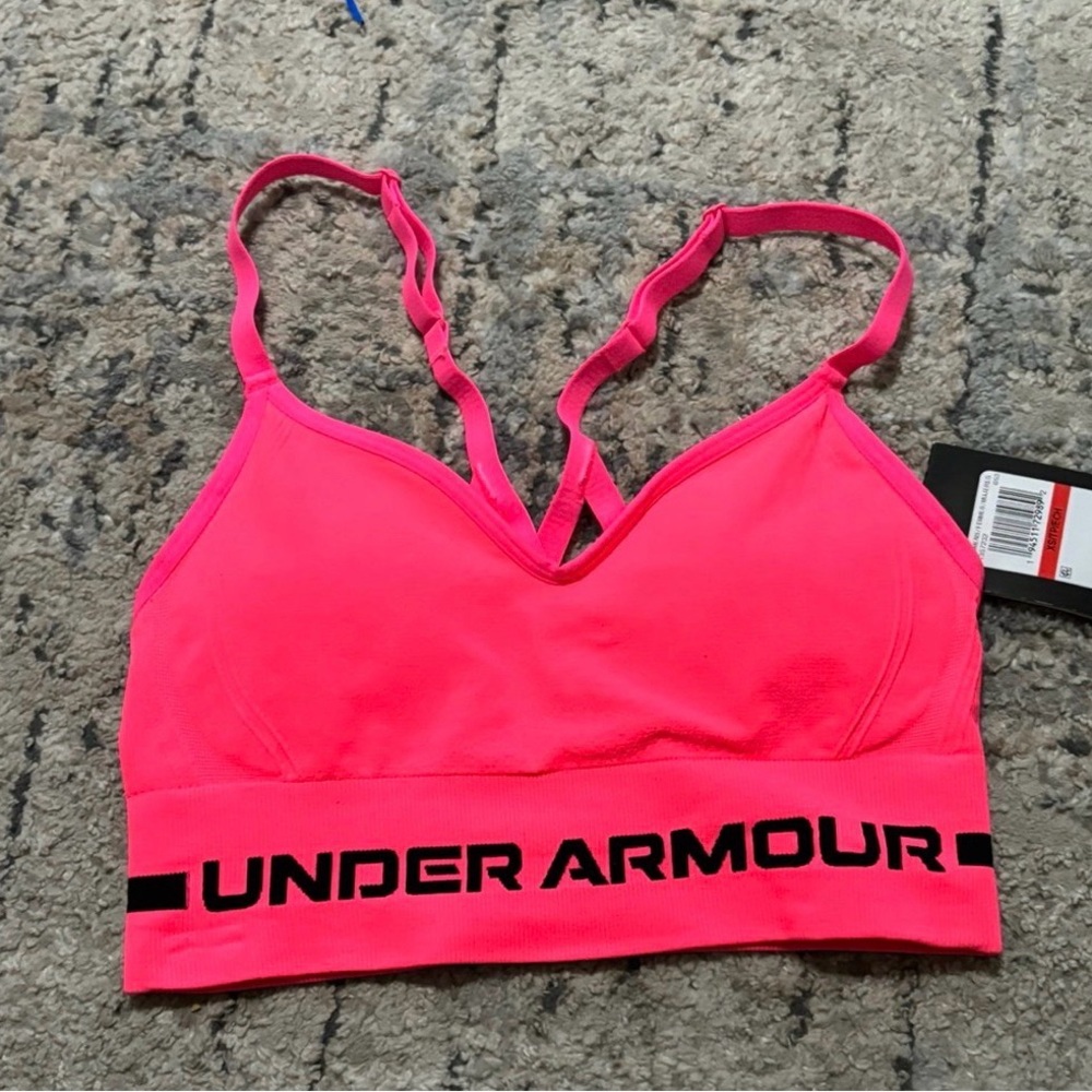 Under Armour Women's Pink Sports Bra size XS